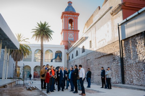 La obra de restauración de la histórica Casa de Gobierno se encuentra en su etapa final