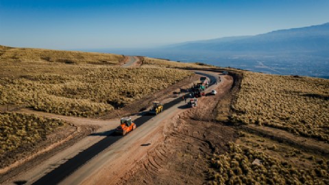 Ruta 42: a punto de finalizar una obra que conectará el Este con el Valle Central