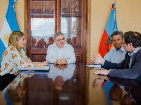 El Gobernador y el intendente se reunieron para dialogar sobre las obras en San José