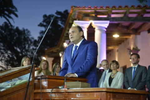 Contundente discurso del intendente Saadi: "No creemos que la solución sea la motosierra, nosotros creemos en construir"
