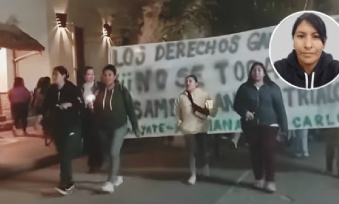 Homenaje y marcha en Cafayate por la mujer víctima de femicidio