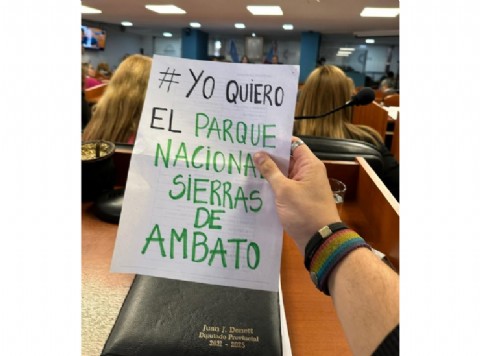 Enérgica campaña para declarar las Sierras de Ambato como Parque Nacional
