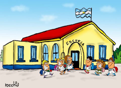 Se generó polémica por el control del largo de las polleras en una escuela