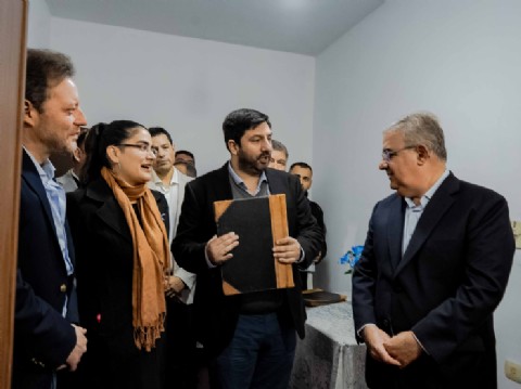 Raúl Jalil inauguró la nueva dependencia del Registro Civil en Miraflores para facilitar trámites a los vecinos