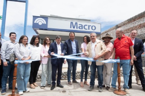 El Banco Macro abrió una sucursal en Santa María