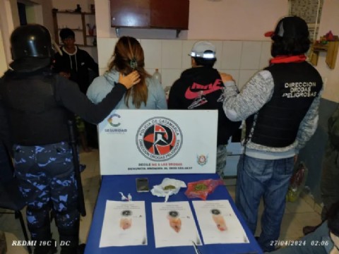 Se pasaron de vivos y terminaron presos: cuatro detenidos por operar en una red de cocaína en el sur de la Capital