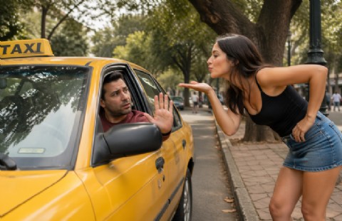 Rápida y golosa: una mujer quiso pagar un taxi con sexo y terminó demorada