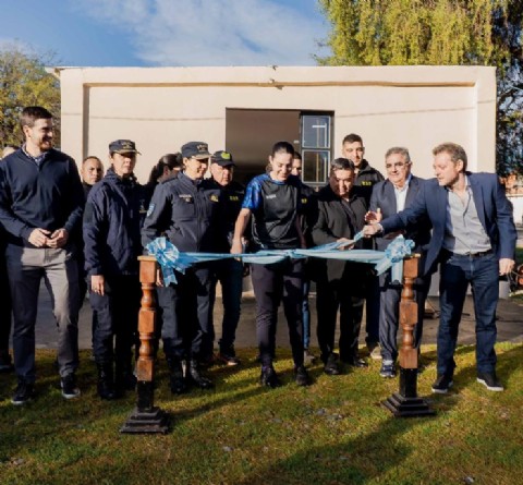 Jalil encabezó la inauguración de obras en el Polideportivo Policial