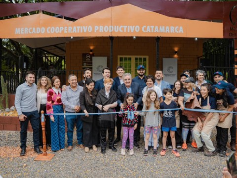 Inauguraron el primer Mercado Cooperativo Productivo de Catamarca