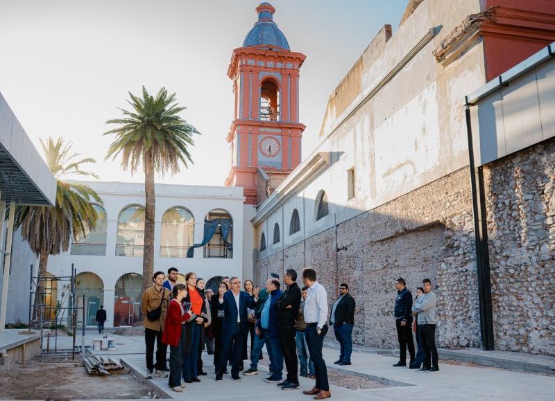 La obra de restauración de la histórica Casa de Gobierno se encuentra en su etapa final