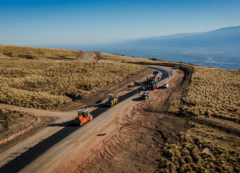 Ruta 42: a punto de finalizar una obra que conectará el Este con el Valle Central