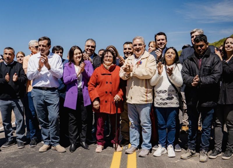 Inauguran 5 kilómetros más de asfalto en Ruta Provincial 1: resta un último tramo para completar la obra