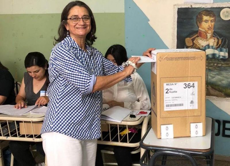 #Elecciones2023: "Espero un resultado que valore la democracia", expresó Lucía Corpacci