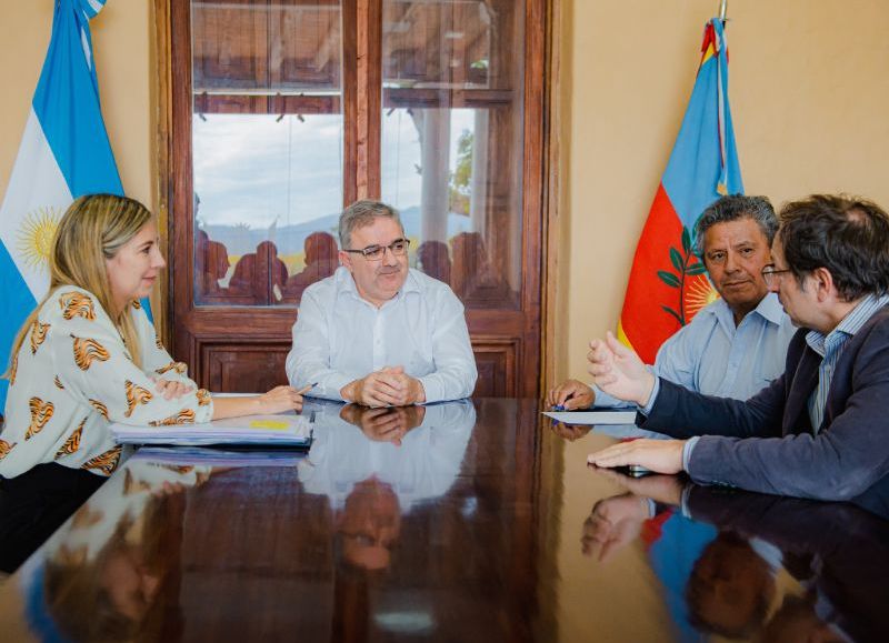 El Gobernador y el intendente se reunieron para dialogar sobre las obras en San José