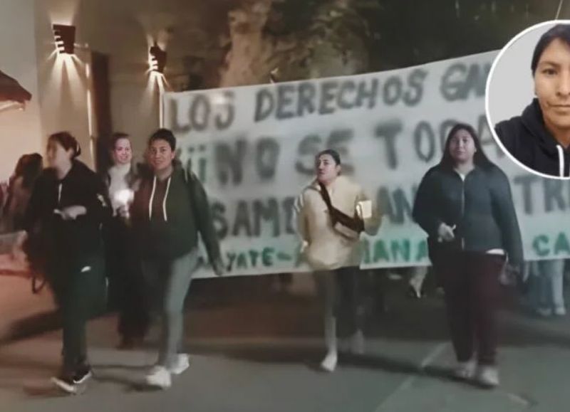 Homenaje y marcha en Cafayate por la mujer víctima de femicidio