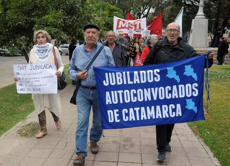Jubilados Autoconvocados de Catamarca repudiaron los vetos de Milei