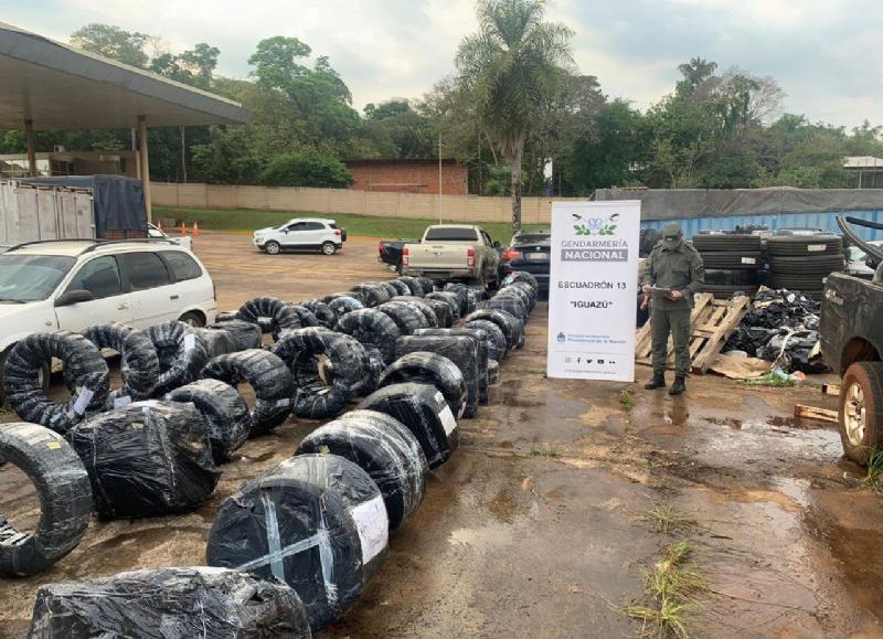 Recreo: la Policía secuestró un botín millonario de cubiertas