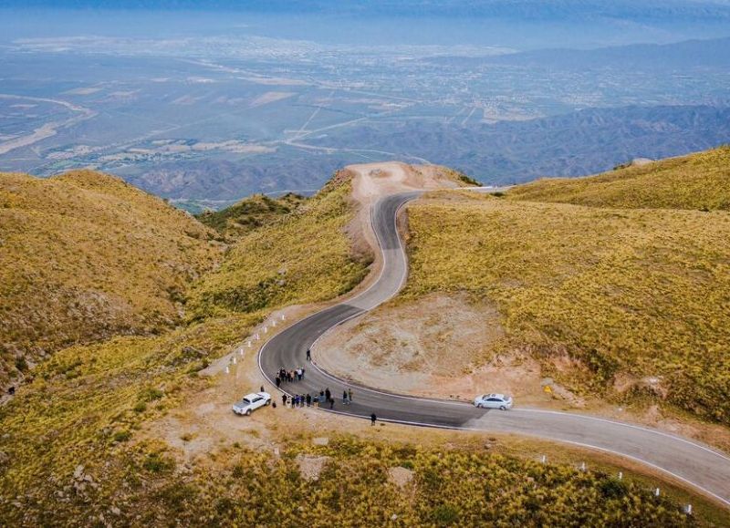 Jalil destacó las obras de mejoramiento en la Cuesta del Portezuelo