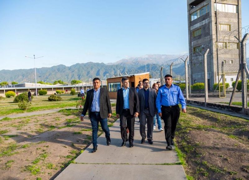 Autoridades del Ministerio de Gobierno visitaron el Servicio Penitenciario Provincial