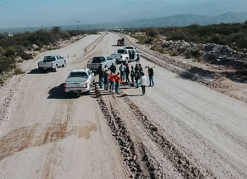 Jalil gestionó financiamiento del CFI para el proyecto de pavimentación de Ruta 47